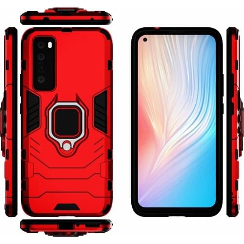 Phone Holder Finger Ring Case For Huawei Nova 7 5G Magnetic Armor Shockproof Cover on For Huawei Nova 7 Nova7 Nova 7 SE 7Pro