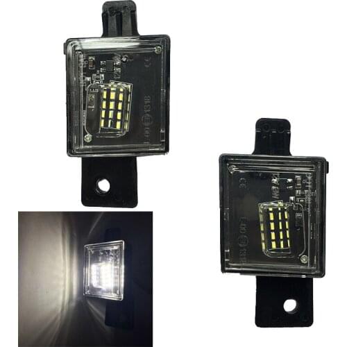 For Chevy Silverado 1500 2500 GMC Sierra 1500 2500HD 3500HD Chevy Canyon GMC Canyon etc Xenon White License Plate Lights