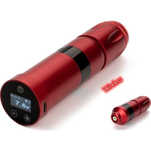 INKONE Wireless Tattoo Mahine Pen Stroke 3.5mm 4.0mm Powerful Touch Screen Machine Cartridge For Tattoo Artists
