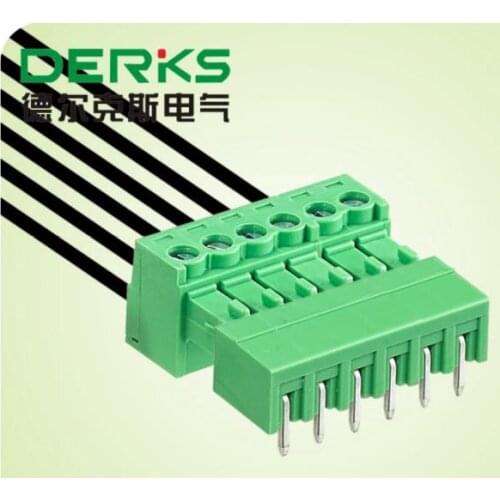 PCB terminal 2EDGK 3.81 2P 3P 4P~16P MC1.5 plug-in Phoenix terminal green
