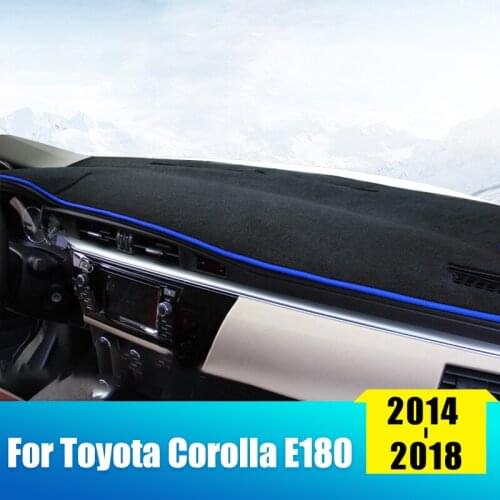 Car Dashboard Cover Mat For Toyota Corolla E180 E150 2006 2007 2008 2009 2010 2012 2013 2014 2015 2016 2017 2018 Accessories
