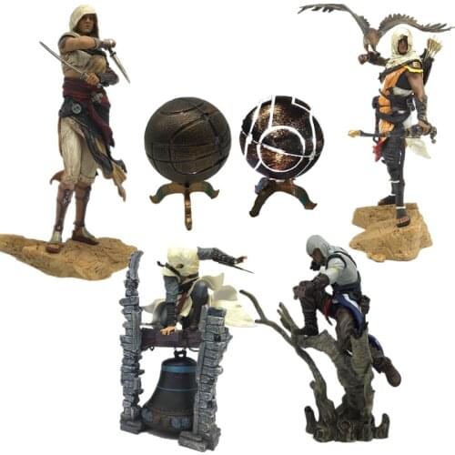Creed Origins Altair The Legendary Conner Eden Bayek Aya Apple of Eden Action Figure Collectable Model Toy