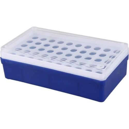 Laboratory Lab Plastic 50 Sockets 1.5ml Centrifuge Tube Stand Holder Box