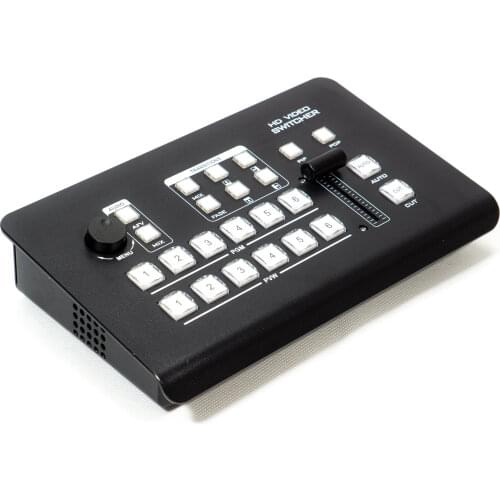 DeviceWell HDS7106 MINI Switcher with 4 SDI 2 HDMI inputs 6 Channel HD Video Switcher for TV Multiview Live Broadcast