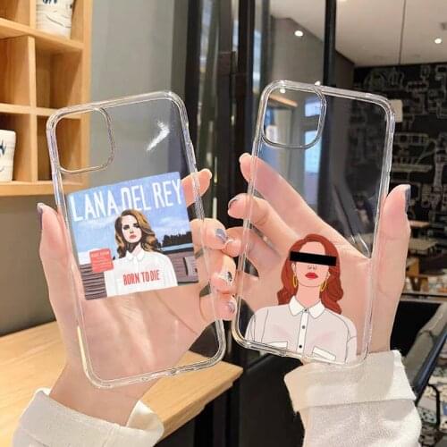 Lana Del Rey Phone Case Transparent soft For iphone 5 5s 5c se 6 6s 7 8 11 12 plus mini x xs xr pro max