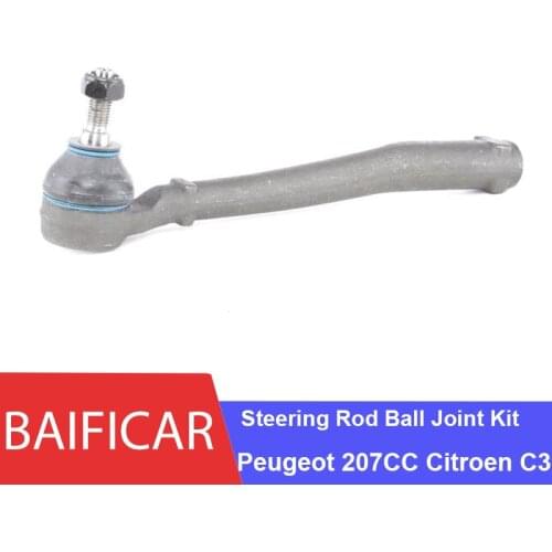Baificar Brand New Genuine 2 Pcs Steering Outer Tie Rod End Ball Joint Kit 381767 381768 For Peugeot 207CC Citroen C3