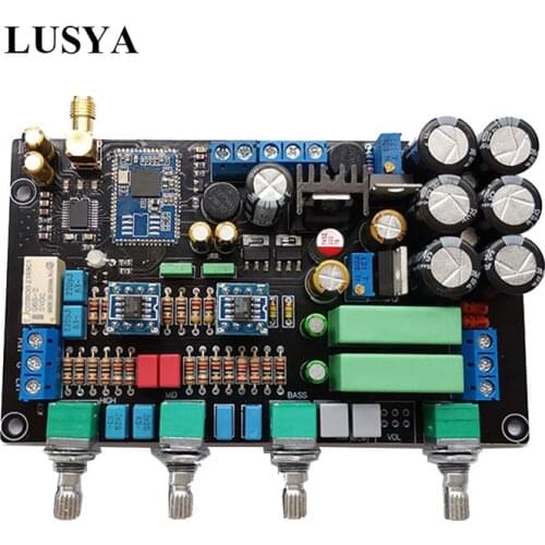 Lusya LDAC APTX HD Csr 8675 Bluetooth 5.0 Preamplifier Tone Board Board OPA2604 Dual Op With PCM5102A Decoding 24bit