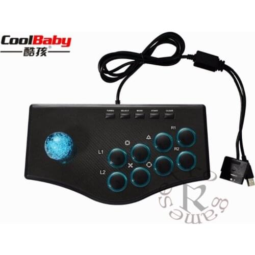 USB Fighting Stick Arcade Joysticks Gamepad Rocker Controller Plug And Play Street Game Fighting Gamepad For PS3/PC For Android