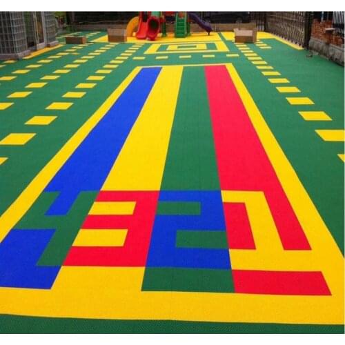 High Quality PP Plastic Sport Field Pad Outdoor Playground Runway Splicing Mat