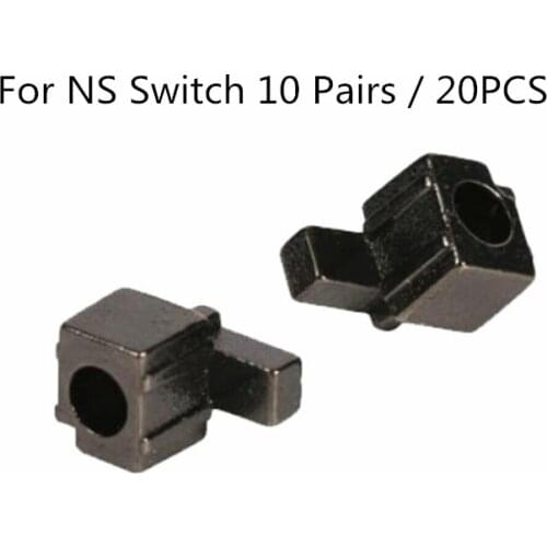 10Pair Repair Parts For NS Switch JOYCON Slider Buckle Lock Metal Latch Lock Controller Buckle Left Right