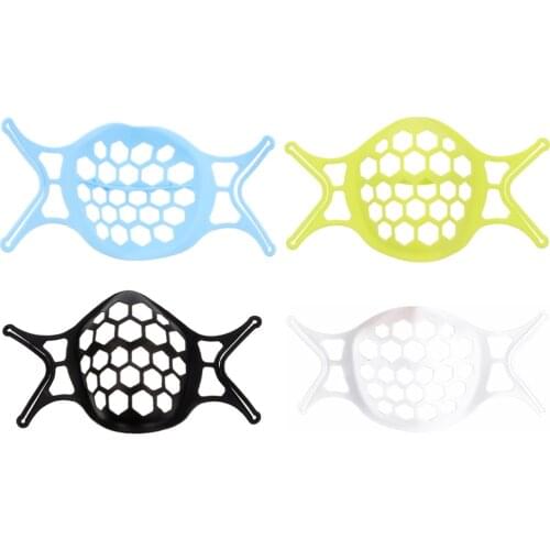 4pcs 3D Mask Holder Breathable Face Mask Bracket Silicone Mask Inner Support