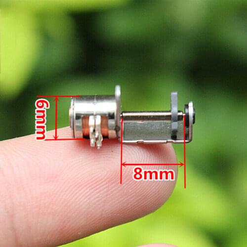 DC 5V Micro Mini 6mm 2-phase 4-wire Precision Stepper Motor Stepping Motor Linear Screw Rod Slider Block Nut Focus Motor