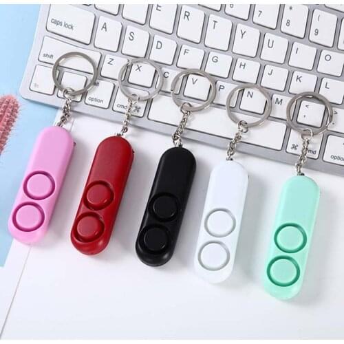 120dB Self Defense Alarm Keychain for Kids Girl Elderly Women Personal Safety Scream Loud Emergency Security Protect Alert