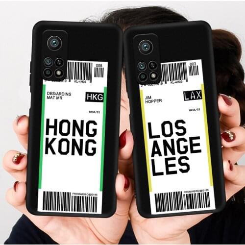 Hot Air ticket travel Black Silicone Phone Case For Honor 30 20 Pro 8X 9X X10 10 20 Lite 10i Nova 5T Y6 7 9 Prime 2019 Cover