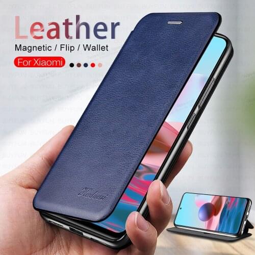 For Xiaomi Redmi Note 10 Case Leather Magnetic Flip Case Xiomi Redme Note10 Not 10s Not10 s Stand Wallet Book Phone Cover Fundas