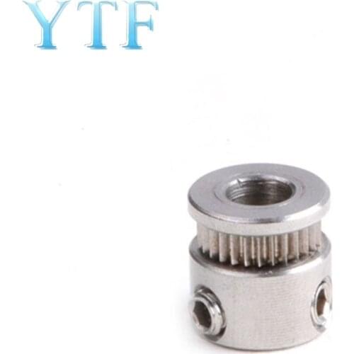 1pcs 3D Printer Parts 28 teeth MK10 Flash Casters Stainless Steel Planetary Reducer Extruder Feed Wheel Extrusion