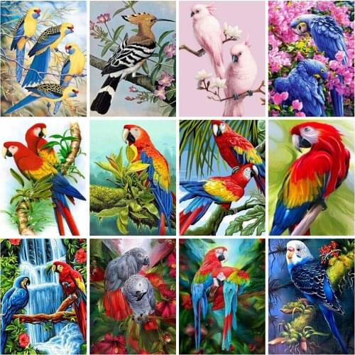 EverShine New Arrivals Diamond Painting Parrot Diamond Embroidery Animals Cros Stitch Handmade Hobby Gift Wall Decoration
