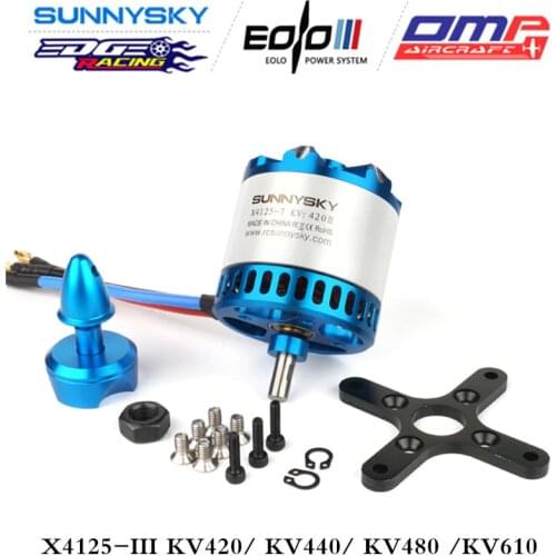 Hot sale Original Sunnysky X4125 III 70E X-Fixed Wing Series-V3 Brushless Motor for 3D Glider and Aerial Airplane
