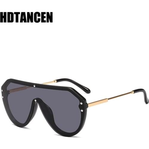 HDTANCEN NEW One-piece Sunglasses PC Copy Film Men Women Sunglasses Girls Personality Colorful Fashion Wild Sun Glasse