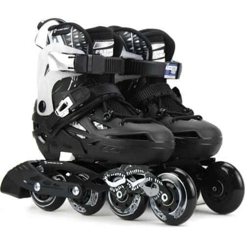 Original Flying Eagle S6S Professional Slalom Inline Skates Child Size Adjustable Roller Skating Shoes Kids Free Skating Patines