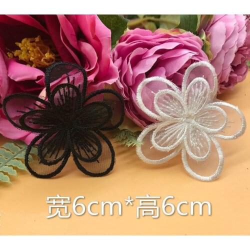 Lace Embroidery Collar Cloth Patch Dress Decoration Decal