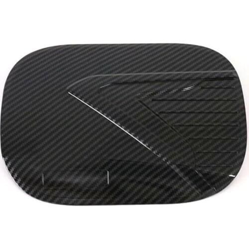 Car Fuel Tank Cap Cover Trim Sticker for Hyundai Palisade 2019 2020 Carbon Fiber Oil Fuel Cap Protective Accessories