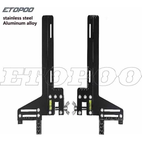 1Set Single Line Elevator Rail Gauge Guide Ruler Elevator Guide Ruler Guideway Positioning Ruler School Board Guide Ruler