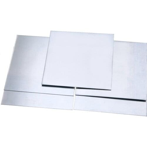 5pcs High-purity Pure Zinc Zn Sheet Plate 0.5mm Thickness Metal Foil 100mmx100mm For Power Tools