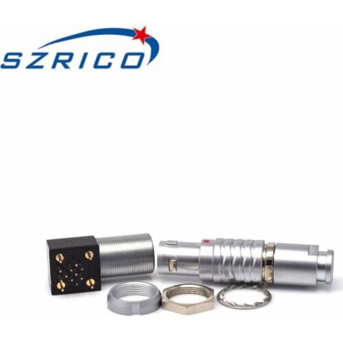 M9 0B FGG EXG 2 3 4 5 6 7 9 12 Pin Mini Panel Mount Male Female plug and socket PCB Circular Connector