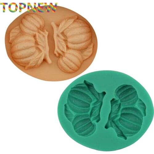 Little Pumpkin Shape Fondant Cake Silicone Mould Chocolate Candy Jelly Mold Baking Tools Kitchen Gadgets 1819