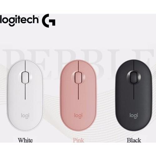 Logitech PEBBLE bluetooth mouse wireless mouse Dual-connection logitech mouse Easy to use in a variety of scenarios