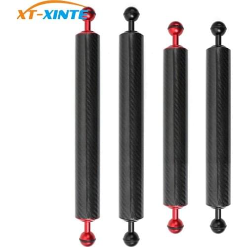 XT-XINTE Carbon Fiber Float Extension Arm 1" Dual Ball Diving Cam Photography D40mm 12/14inch Light Underwater Buoyancy Tripod