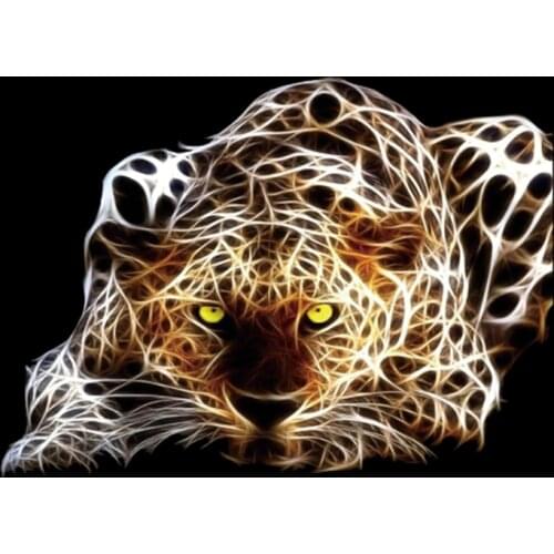 Clothing Patches Leopard Pattern Iron On Patches Thermal Transfer Printing Fashion Stickers for Clothes Animal Style Decoration