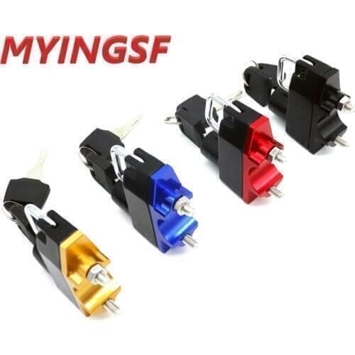Helmet Lock For KAWASAKI Z125 Z250 Z300 NINJA 400/500R/650/650R/1000/300/250 Motorcycle Accessories Handlebar Bar Clamp CNC