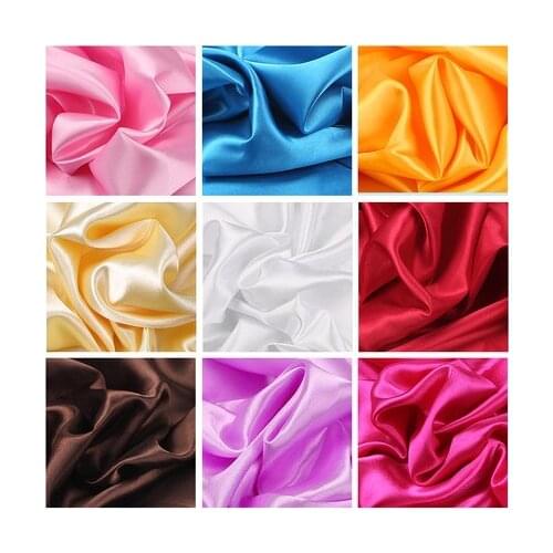 1 Meter Satin Fabric Pattern for Curtains Wedding Decroation Cheap Material Design Telas Tissu Africain Textile Fabric Meter