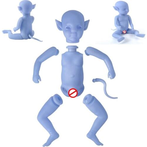 12 inch Lifelike Reborn Baby Doll Kit 30CM Unfinished Vinyl Unfinished Doll Parts Newborn Dolls DIY Hollow Doll Kit Toys Gift