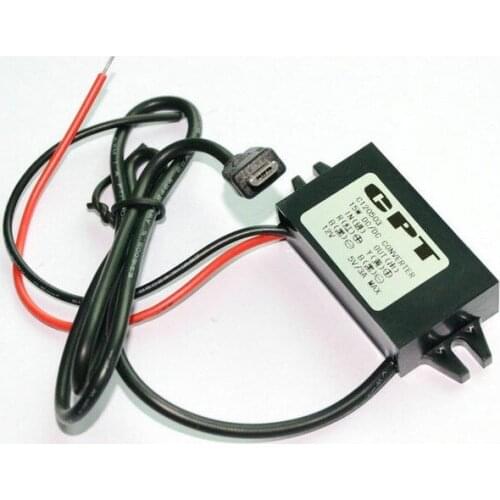 12V Step Down 5V 3A 15W DC DC Converter Power Supply Buck Module Voltage Regulator With Micro USB Output Waterproof