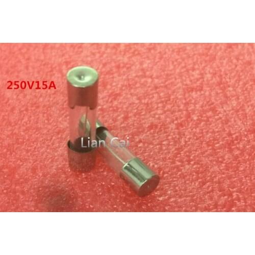 20pcs/lot Fast Quick Blow Glass Tube Fuse 5x20mm 250V 15A F15AL250V