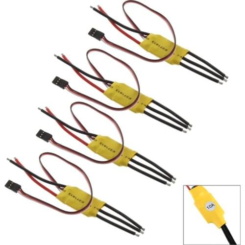 4pcs/lot XXD 10A ESC Brushless Motor Speed Controller RC ESC BEC 1A For DIY mini drone quadrocopter