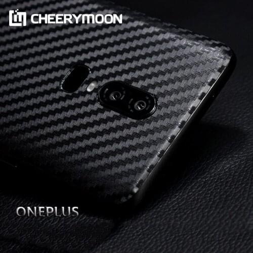 8 Colors Decorative Back Film For ONEPLUS 6T One Plus 6T Mobile Phone Protect Oneplus6 Carbon Fiber Stickers AE Saver Ship