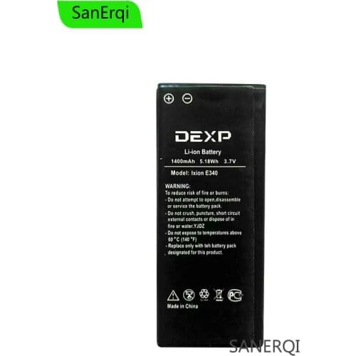 Battery For DEXP IXION E340 Mobile Phone Battery 1400mAh New Retail