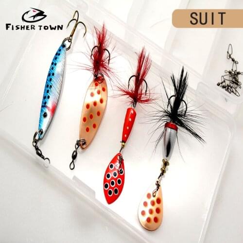 Bammax Sequin lure 1 set Spoon Lures Metal Artificial Fishing lure CrankBaits Jig Hard bait With Treble Hook Fishing Tackle
