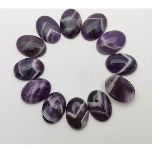 Fashion wolf teeth Amethysts natural stone beads for jewelry making 25X18MM cab cabochon charm 12Pcs/lot wholesale