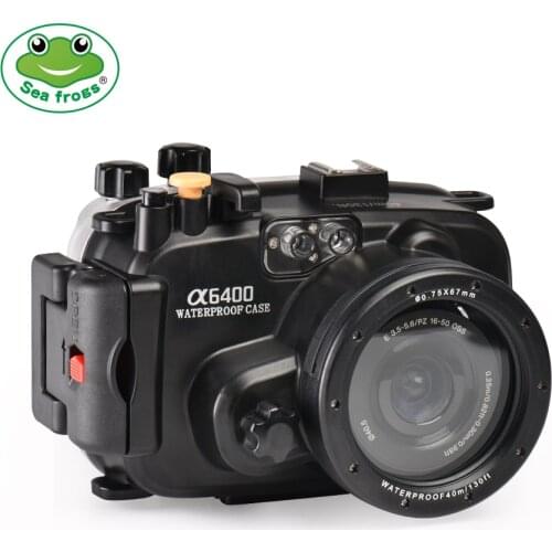 For Sony A6400 Camera Housing Waterproof IPX 8 Diving Depth 40m Photographic Freely Underwater Protective Case Equipment