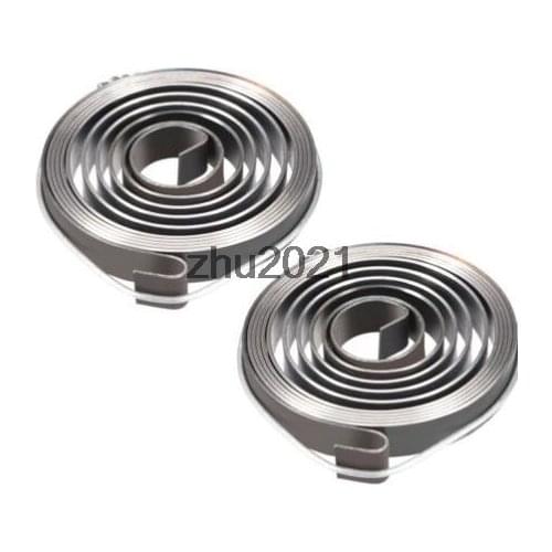 Drill Press Spring Quill Feed Return Coil Spring Assembly 1540mm 52x8x0.8mm 2pcs