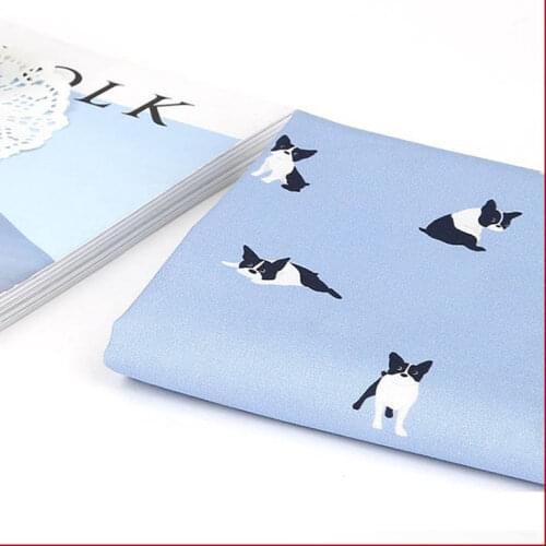 SMTA Cotton Fabric The Cloth Patchwork Fabrics By The Meter Patchwork Accessories Dog 45*110cm