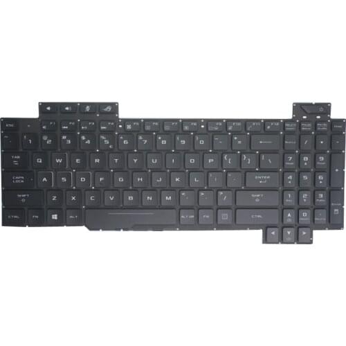 Laptop Backlight Keyboard For ASUS GL703G GL703GS GL703GM V170146BS1 US 0KN1-3L1US11 0KNB0-661BUS00 US English