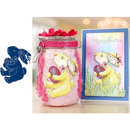 Rabbit Egg Animal Metal Cutting Dies Stencils for Scrapbooking Embossing Die Paper Cards Making Album Decorative New 2019