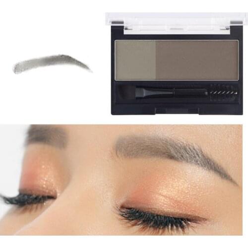 DNM Instant Eyebrow Stamp Makeup Tools Waterproof Powder Makeup Set Adjustable Eyebrow Stamp Women Eyebrow Pencil