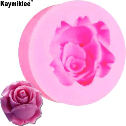 M518 Mini Rose Candle Moulds Soap Mold Kitchen-Baking Resin Silicone Form Home Decoration 3D DIY Clay Craft Wax-Making